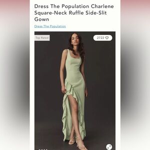 Dress the Population; Charlene Square Next Ruffle Gown